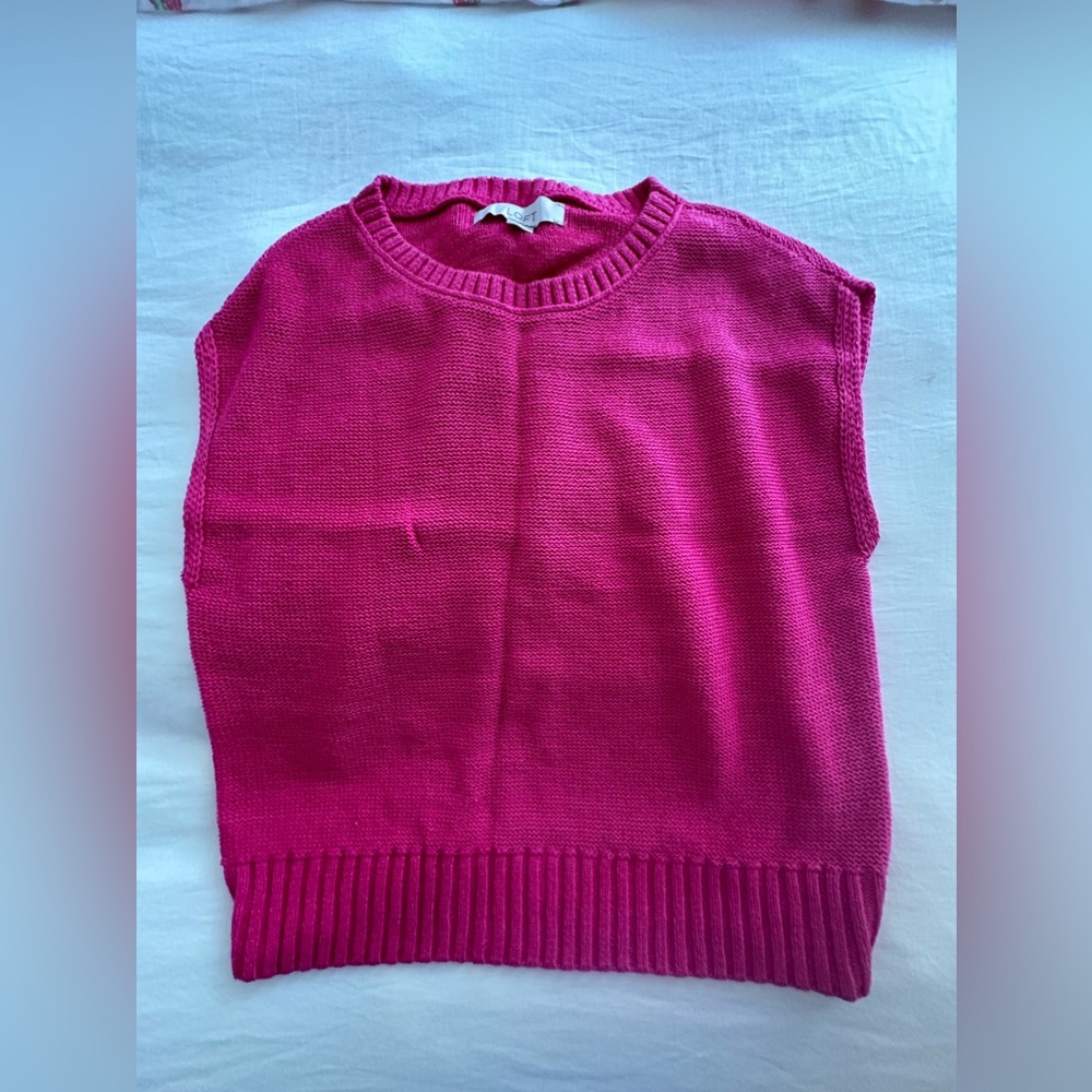 Loft Sweater Vest Top